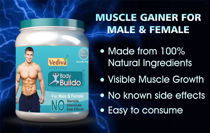 Best Ayurvedic Body Buildo Weight & Muscle Gainer Supplement in India