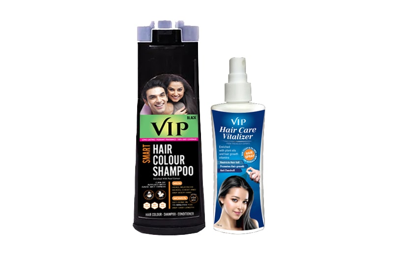 Buy VIP Hair Color Shampoo Black 20ml Pack of 5 Online  249 from  ShopClues